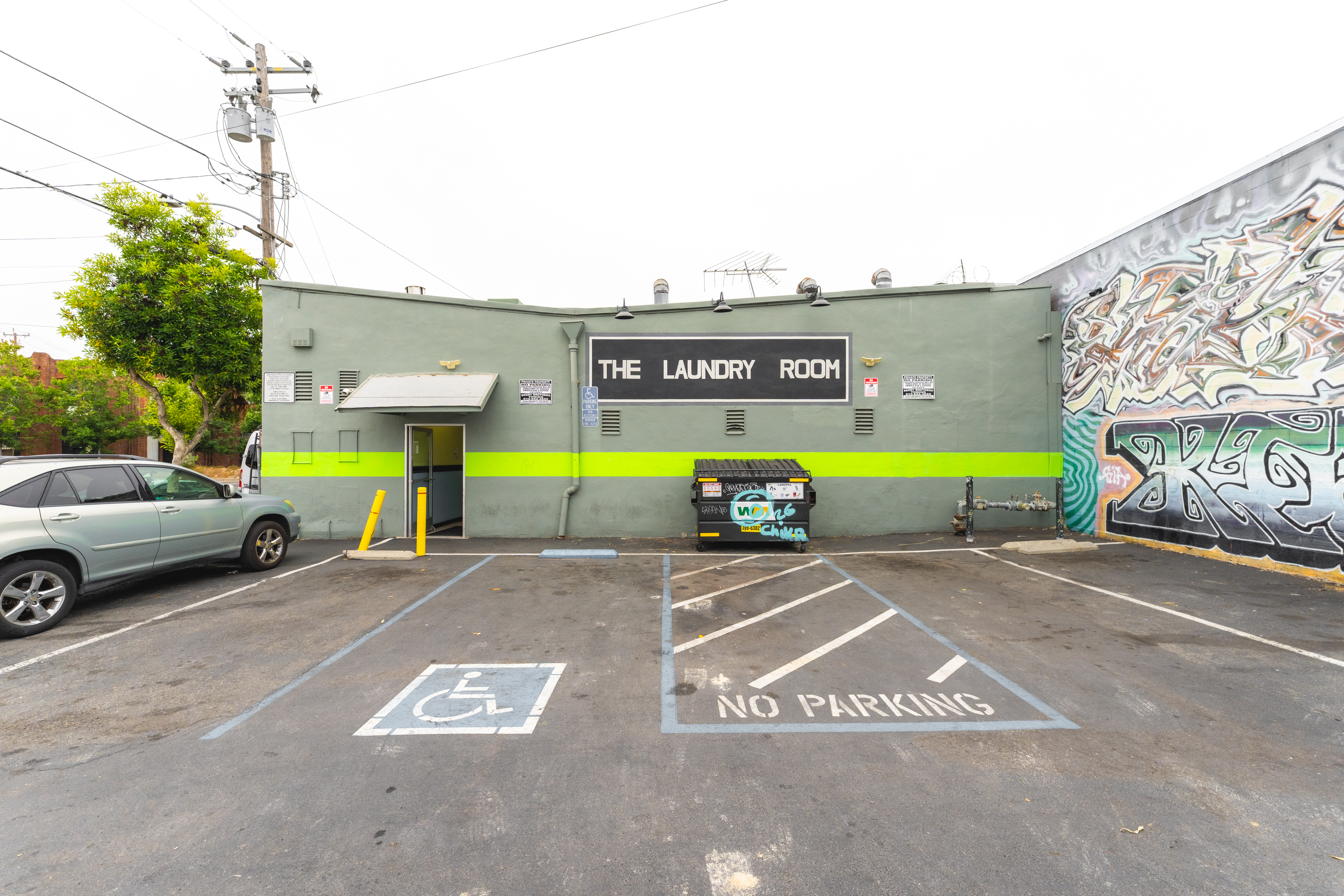 Exterior Rear Entrance Parking Lot 2