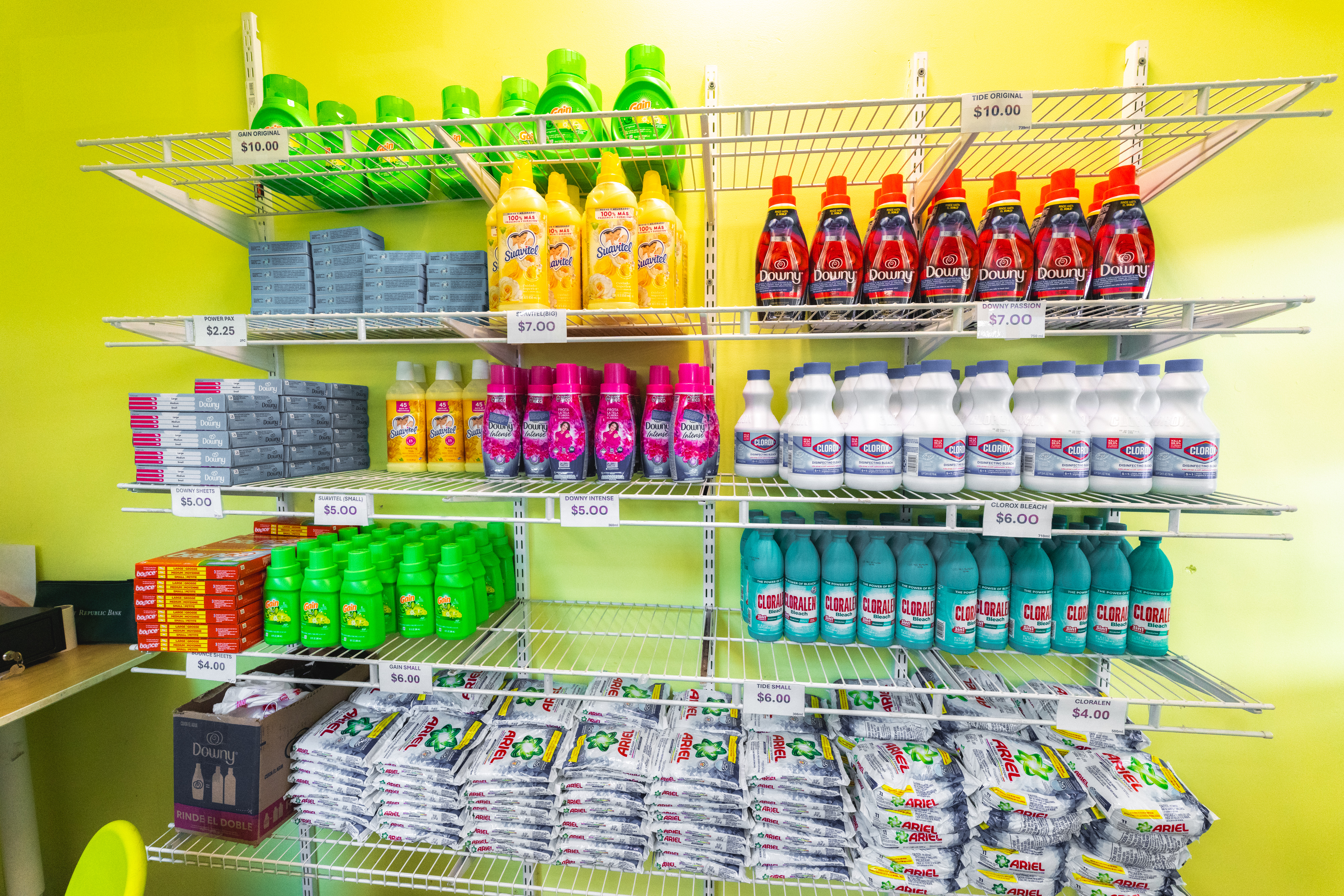 Retail Detergent Supplies Shelf 1